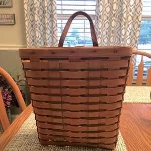 Longaberger hanging mail basket